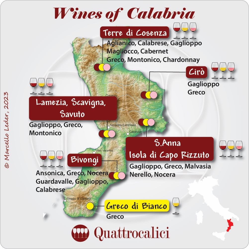 Wine in Calabria - Quattrocalici - Italian Wine Regions