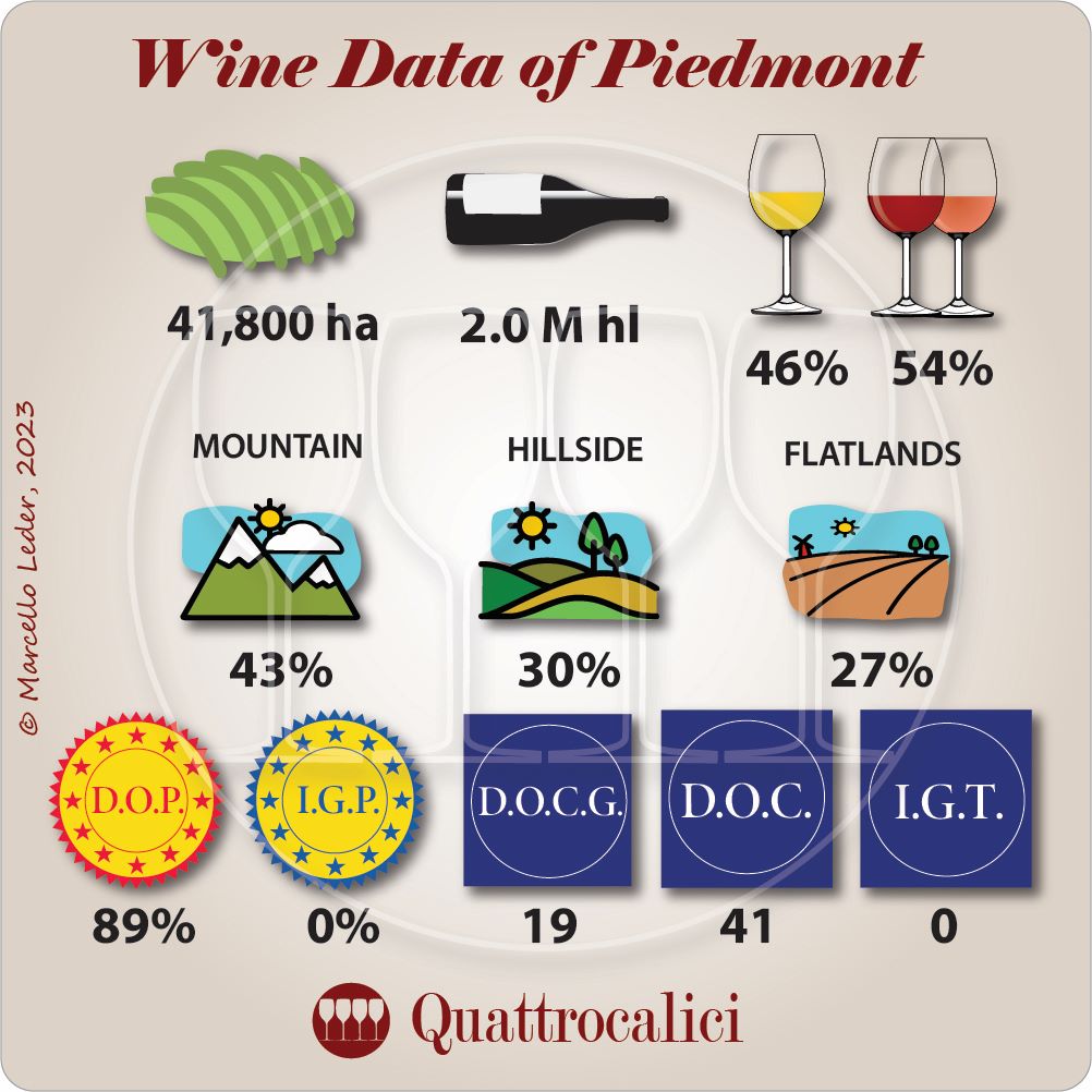 Wines in Piedmont - Italian Wine Regions - Quattrocalici