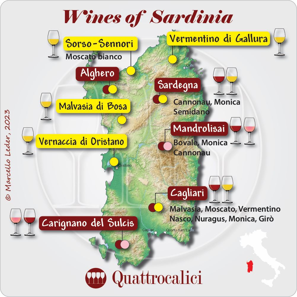 Sardinia Wine - Italian Wine Regions - Quattrocalici